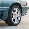 1979-93 Mustang 4 Lug Pony Wheel & Ford Licensed Center Cap - 17x10 - Chrome