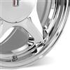 1979-93 Mustang 4 Lug Pony Wheel & Ford Licensed Center Cap - 17x10 - Chrome