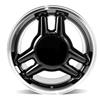 1979-1993 Mustang SVE 4 Lug 93 Cobra R Style Wheel - 17x9 - Black
