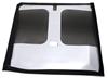 1983-88 Mustang TMI Cloth Headliner w/ ABS Board Black Hatchback w/ T-Tops