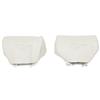 1993 Mustang TMI Headrest Pair w/ Pony Logo  - White - Limited Edition Convertible