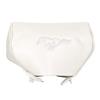 1993 Mustang TMI Headrest Pair w/ Pony Logo  - White - Limited Edition Convertible