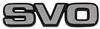 1984-86 Mustang SVO Emblem Chrome SVO