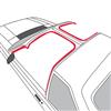 1981-86 Mustang T-Top To Body Weatherstrip - LH