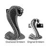 1999-04 Mustang Cobra Grille Emblem - Oversized 