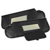 1983-93 Mustang TMI Vinyl Sun Visors with Vanity Mirror  - Black Convertible