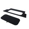 1987-93 Mustang K Dezines Rear Seat Delete  - Black Hatchback
