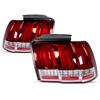 1999-04 Mustang Sequential S550 Style Tail Lights  - Red