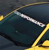 2005-23 Mustang Ford Performance Windshield Banner  - White