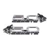 1979-25 Mustang V4 5.0 Fender Emblem Kit  - Chrome w/ Black