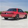 1979-93 Mustang 4 Lug 10-Hole Rear Wheel Kit - 15x9  - Black