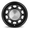 1979-93 Mustang 4 Lug 10-Hole Rear Wheel Kit - 15x9  - Black