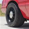 1979-93 Mustang 4 Lug 10-Hole Rear Wheel Kit - 15x9  - Black