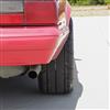 1979-93 Mustang 4 Lug 10-Hole Rear Wheel Kit - 15x9  - Black