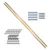 1987-93 Mustang 10 Piece Ground Effects Bracket Kit GT