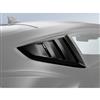 2024-26 Mustang Air Design Quarter Window Louvers  - Gloss Black