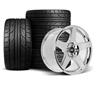 1979-93 Mustang SVE 4 Lug 03 Cobra Wheel & Nitto Tire Kit - 17x8/9  - Chrome