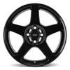 1979-93 Mustang SVE 4 Lug 03 Cobra Wheel & Nitto Tire Kit - 17x8  - Black