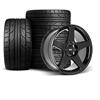 1979-93 Mustang SVE 4 Lug 03 Cobra Wheel & Nitto Tire Kit - 17x8  - Black