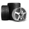 1979-93 Mustang SVE 4 Lug 03 Cobra Wheel & Nitto Tire Kit - 17x8  - Machined