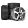 1979-93 Mustang SVE 4 Lug 03 Cobra Wheel & Sumitomo Tire Kit - 17x8/9  - Machined