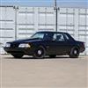 1979-1993 Mustang 4 Lug 10-Hole Wheel Kit - 17x8/9 - Black