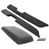 1987-1993 Mustang Armrest Pad Kit - Black