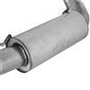 2005-10 Mustang Axle Back Exhaust Kit - Polished Tips GT/GT500
