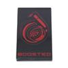 Mustang MF-Auto Designs Boosted Emblem - Black w/ Red | 15-22