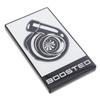Mustang MF-Auto Designs Boosted Emblem - White w/ Black | 15-23