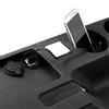1987-93 Mustang Center Console Kit with Charging Ports  - Black
