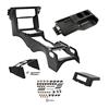 1987-93 Mustang Center Console Kit with Charging Ports  - Black