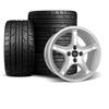 1979-93 Mustang SVE 4 Lug Cobra R Wheel & Nitto Tire Kit - 17x8 - Silver