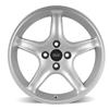 1979-93 Mustang SVE 4 Lug Cobra R Wheel & Nitto Tire Kit - 17x8 - Silver