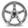 1994-04 Mustang SVE 95 Cobra R Wheel & M/T Tire Kit  - 17x9 - Chrome