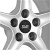 1994-04 Mustang SVE 95 Cobra R Wheel & Nitto Tire Kit  - 17x9 - Silver