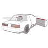 1988-93 Mustang Convertible Outer Door Belt Weatherstrip Pair