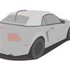 1994-00 Mustang Convertible Top Side Rail Weather Strip Kit