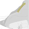 2001-04 Mustang Convertible Top Side Rail Weatherstrip Kit - Front