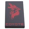 2015-22 Mustang MF-Auto Designs Coyote Emblem  - Black w/ Red