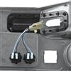 1987-93 Fox Body Mustang Cup Holder Center Console Panel - Gray