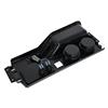 1987-1993 Mustang Cup Holder Console Panel w/ Brake Boot - Black