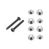 Mustang Door Speaker Grille Hardware Kit | 87-93