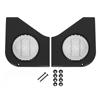 1987-93 Mustang Door Speaker Grille Kit  - Black