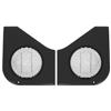 1987-93 Mustang Door Speaker Grille Kit  - Black