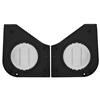 1987-93 Mustang Door Speaker Grille Kit  - Black