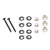 1987-93 Mustang Door Speaker Grille Kit  - Black