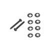 1987-93 Mustang Door Speaker Grille Kit  - Titanium Gray