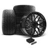 2005-14 Mustang Downforce Wheel & Ohtsu Tire Kit - 20x8.5/10 - Gloss Black