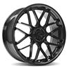 2015-23 Mustang Downforce Wheel & Nitto Tire Kit  - 20x8.5/10 - Gloss Black